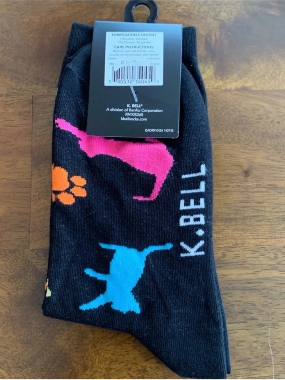 NWT Women’s Black ‘Cat Hair Don’t Care’ Novelty Socks